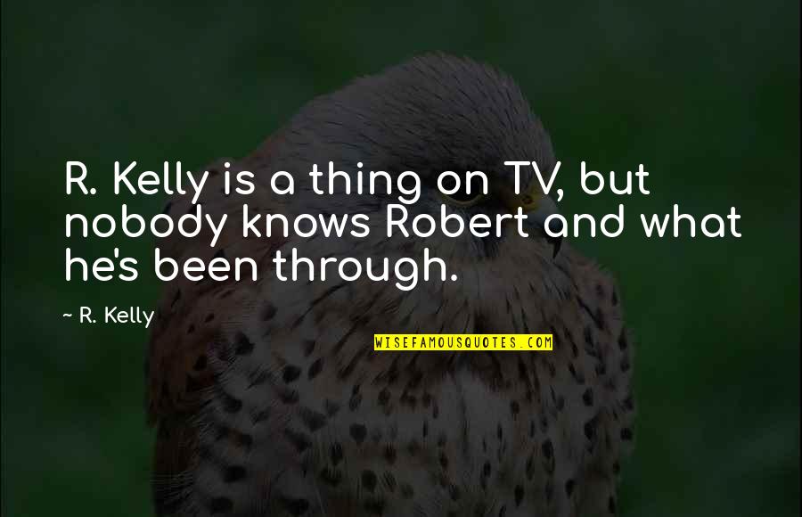 Morgagni Stewart Morel Quotes By R. Kelly: R. Kelly is a thing on TV, but