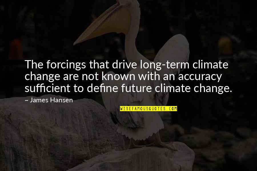 Moshe The Beadle Night Quotes By James Hansen: The forcings that drive long-term climate change are