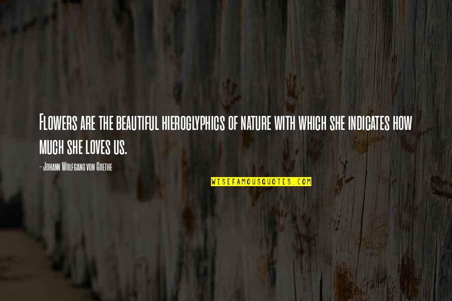 Most Beautiful Flower Quotes By Johann Wolfgang Von Goethe: Flowers are the beautiful hieroglyphics of nature with Most Beautiful Flower Quotes By Johann Wolfgang Von Goethe: Flowers are the beautiful hieroglyphics of nature with