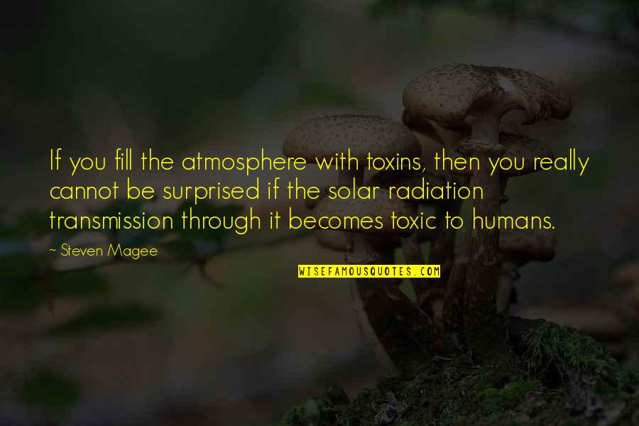 Most Motivational Movie Quotes By Steven Magee: If you fill the atmosphere with toxins, then Most Motivational Movie Quotes By Steven Magee: If you fill the atmosphere with toxins, then