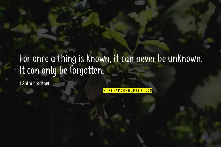 Mother Taught Me To Save Quotes By Anita Brookner: For once a thing is known, it can