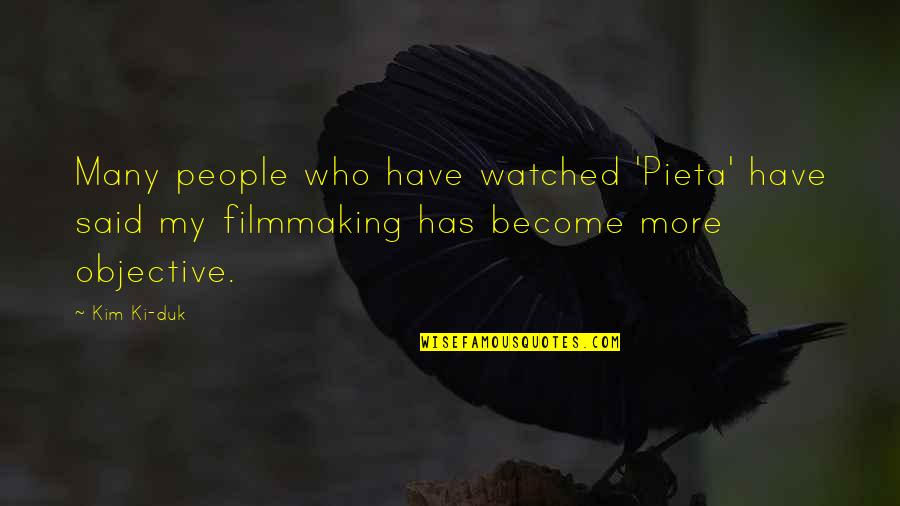 Motherhood And Friendship Quotes By Kim Ki-duk: Many people who have watched 'Pieta' have said