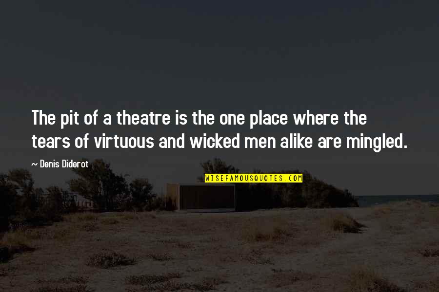 Mothwing Pmv Quotes By Denis Diderot: The pit of a theatre is the one Mothwing Pmv Quotes By Denis Diderot: The pit of a theatre is the one
