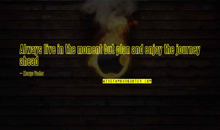 Motivational And Quotes By Margo Vader: Always live in the moment but plan and
