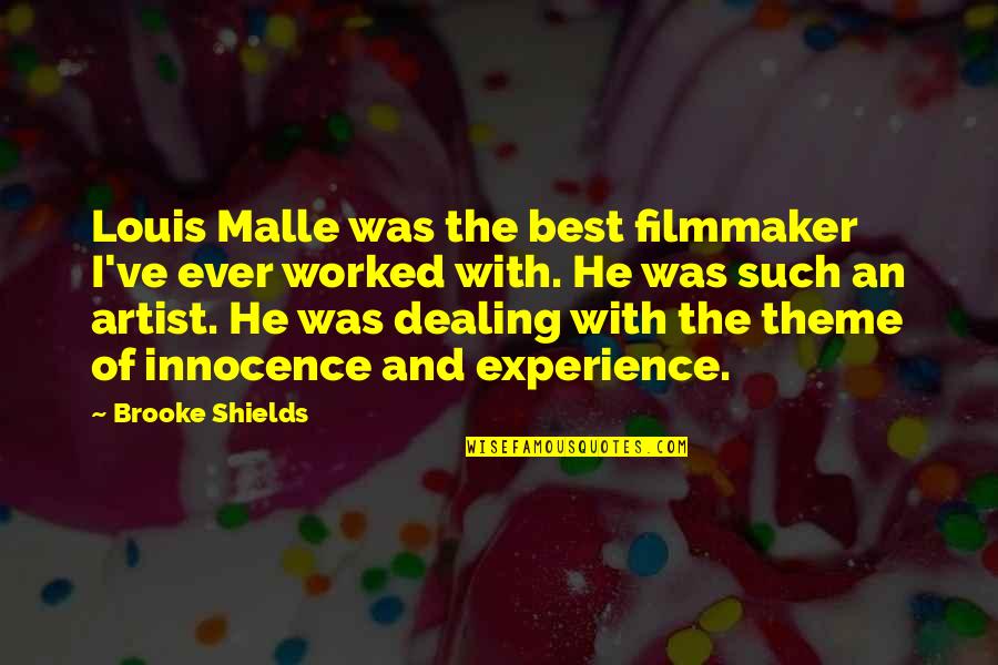 Motivational Jiu Jitsu Quotes By Brooke Shields: Louis Malle was the best filmmaker I've ever
