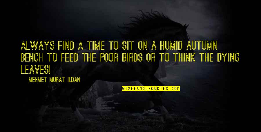 Motivational Nfl Quotes By Mehmet Murat Ildan: Always find a time to sit on a