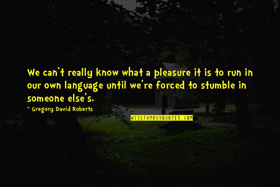 Motor Biking Quotes By Gregory David Roberts: We can't really know what a pleasure it Motor Biking Quotes By Gregory David Roberts: We can't really know what a pleasure it