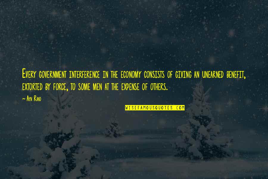 Motorbike Insurance Quotes By Ayn Rand: Every government interference in the economy consists of