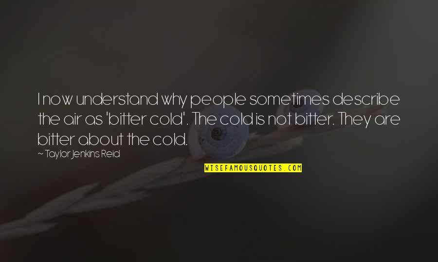 Mourad Alamdar Quotes By Taylor Jenkins Reid: I now understand why people sometimes describe the Mourad Alamdar Quotes By Taylor Jenkins Reid: I now understand why people sometimes describe the