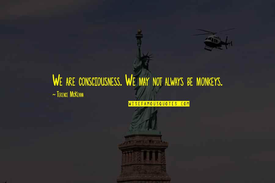 Mourant Ozannes Quotes By Terence McKenna: We are consciousness. We may not always be Mourant Ozannes Quotes By Terence McKenna: We are consciousness. We may not always be