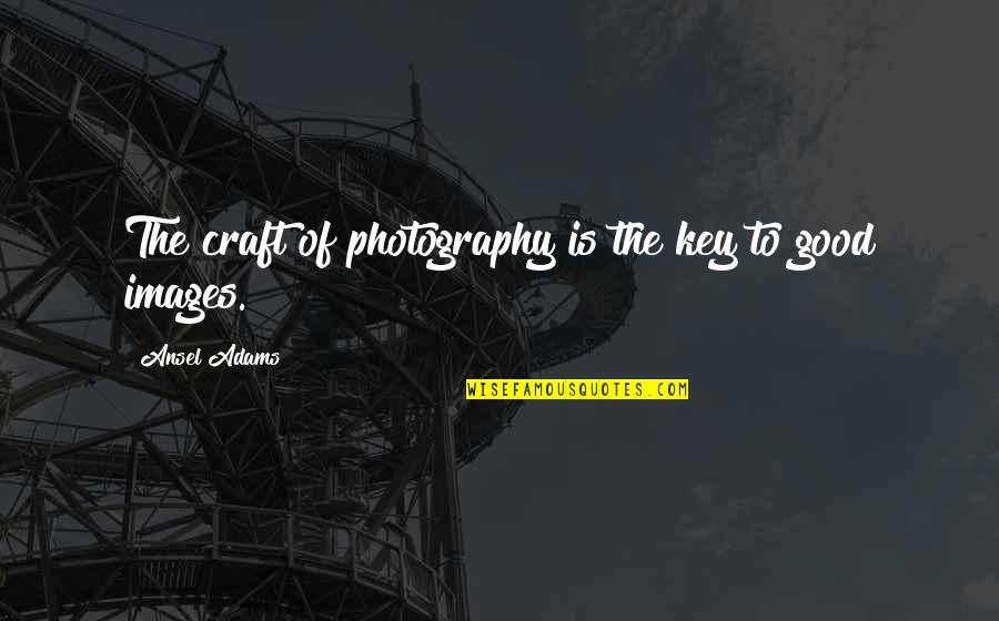 Mouthfuls Quotes By Ansel Adams: The craft of photography is the key to