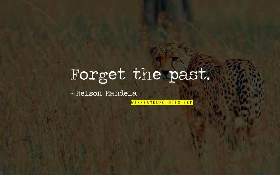 Moving From The Past Quotes By Nelson Mandela: Forget the past.