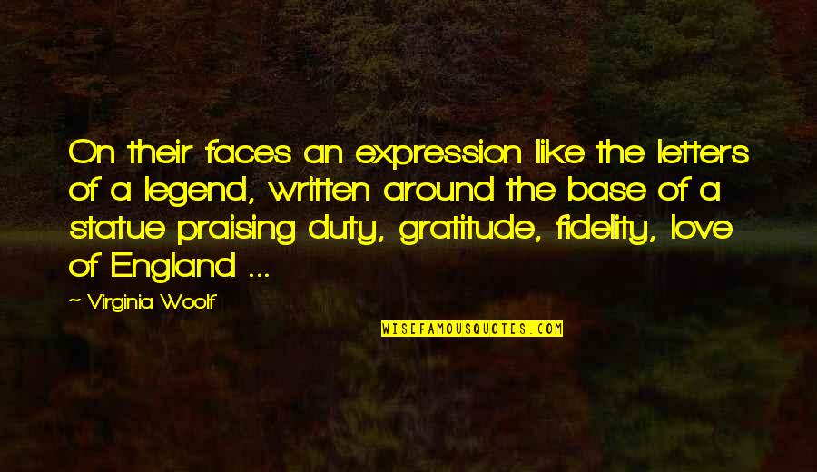 Mowaffaq Quotes By Virginia Woolf: On their faces an expression like the letters Mowaffaq Quotes By Virginia Woolf: On their faces an expression like the letters