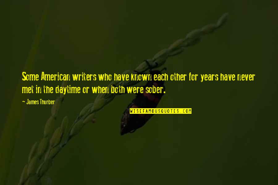 Mozaffarian Behrooz Quotes By James Thurber: Some American writers who have known each other