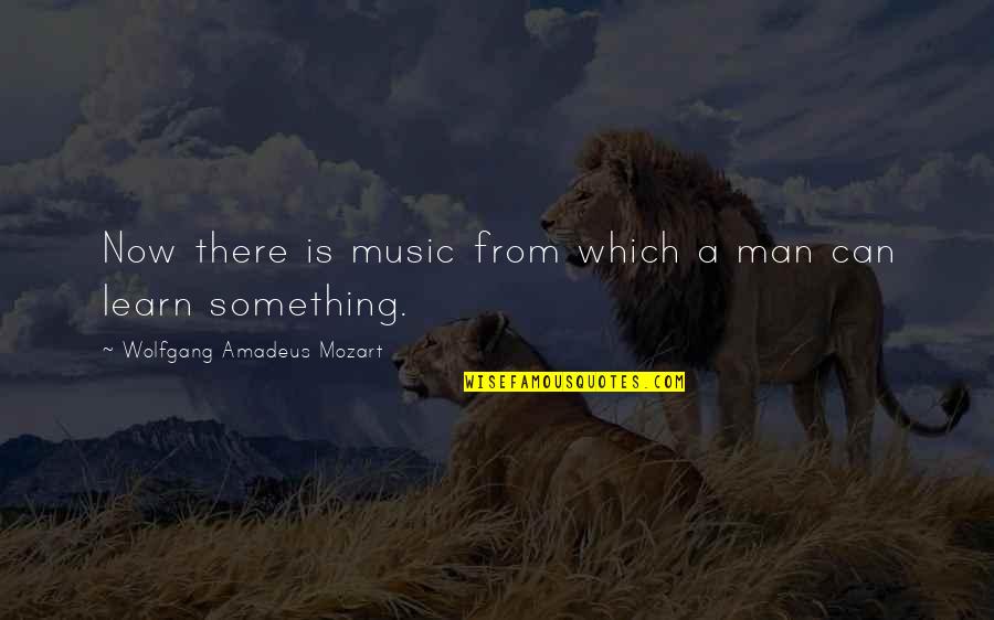 Mozart's Music Quotes By Wolfgang Amadeus Mozart: Now there is music from which a man