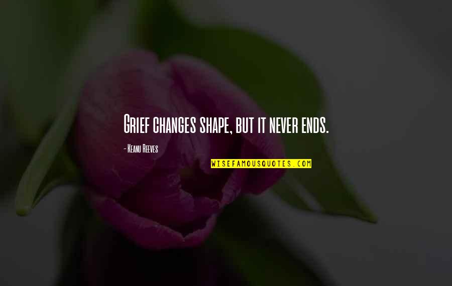 Mozg S Rz Kelos Quotes By Keanu Reeves: Grief changes shape, but it never ends. Mozg S Rz Kelos Quotes By Keanu Reeves: Grief changes shape, but it never ends.