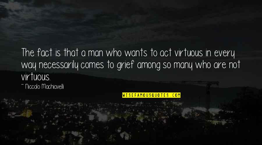 Mozog Obrazky Quotes By Niccolo Machiavelli: The fact is that a man who wants Mozog Obrazky Quotes By Niccolo Machiavelli: The fact is that a man who wants