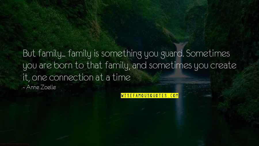 Mr Gadget Quotes By Anne Zoelle: But family... family is something you guard. Sometimes