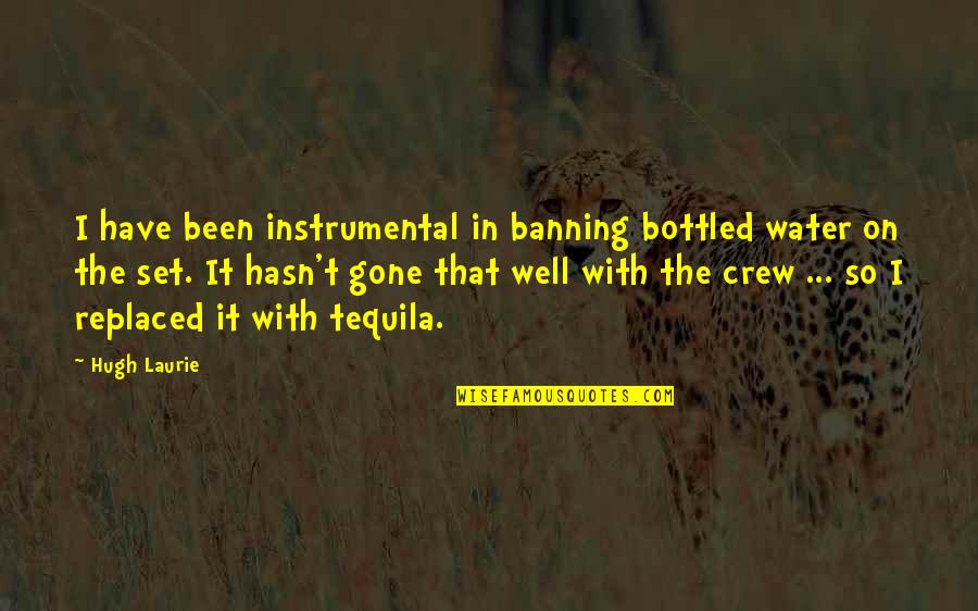Mr Solo Dolo Quotes By Hugh Laurie: I have been instrumental in banning bottled water