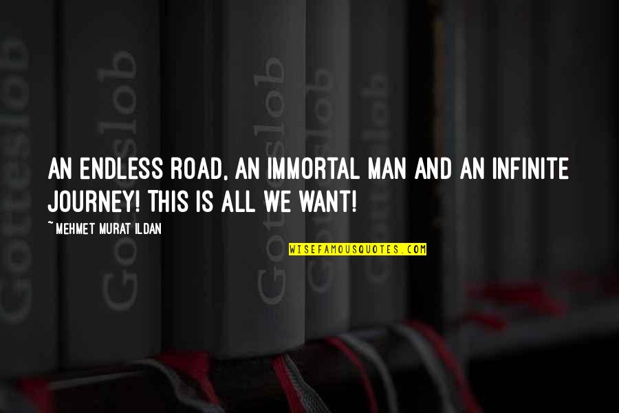 Mr Solo Dolo Quotes By Mehmet Murat Ildan: An endless road, an immortal man and an