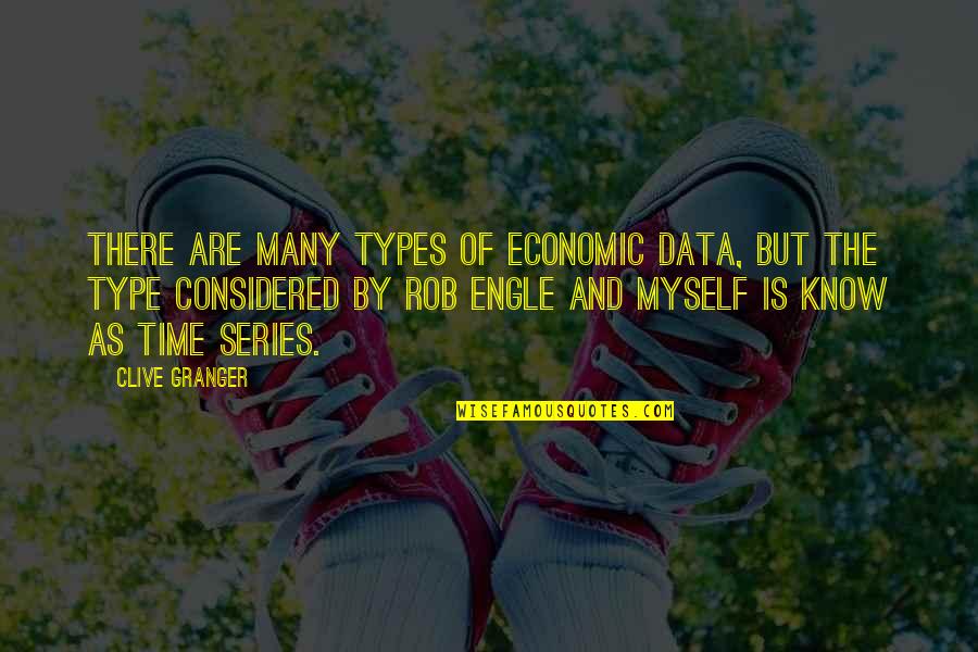 Ms Walk Quotes By Clive Granger: There are many types of economic data, but