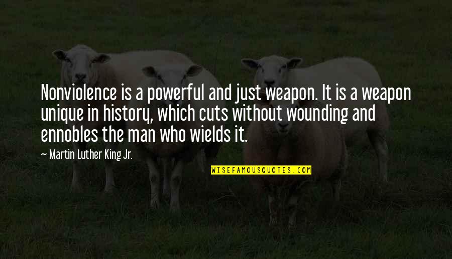 Mspca Cape Quotes By Martin Luther King Jr.: Nonviolence is a powerful and just weapon. It