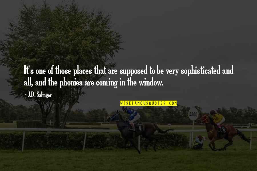 Mu Stock Quotes By J.D. Salinger: It's one of those places that are supposed Mu Stock Quotes By J.D. Salinger: It's one of those places that are supposed