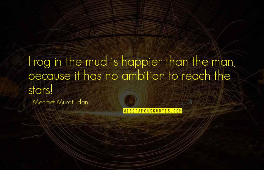 Mud Quotes By Mehmet Murat Ildan: Frog in the mud is happier than the