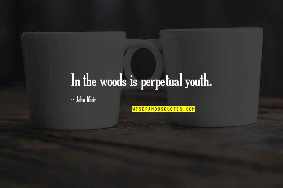 Muir Woods Quotes By John Muir: In the woods is perpetual youth.