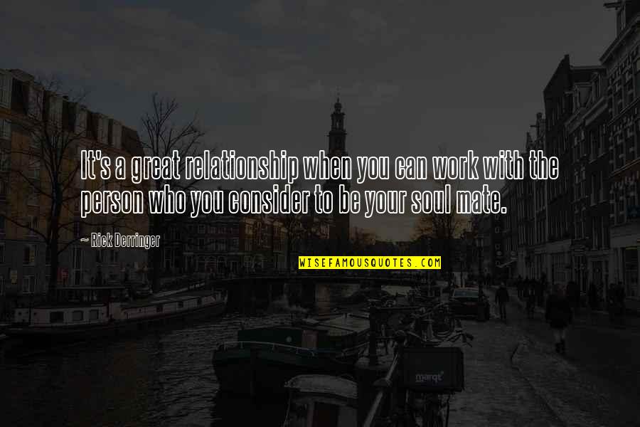 Mujahideen Quotes By Rick Derringer: It's a great relationship when you can work Mujahideen Quotes By Rick Derringer: It's a great relationship when you can work