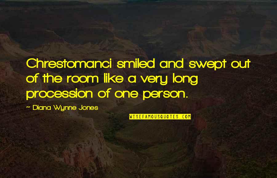 Mulai Paal Quotes By Diana Wynne Jones: Chrestomanci smiled and swept out of the room