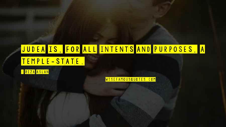 Mulata Brasil Quotes By Reza Aslan: Judea is, for all intents and purposes, a