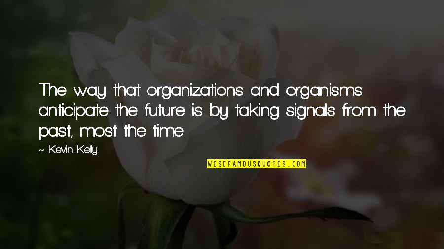 Mulatos Notak Quotes By Kevin Kelly: The way that organizations and organisms anticipate the