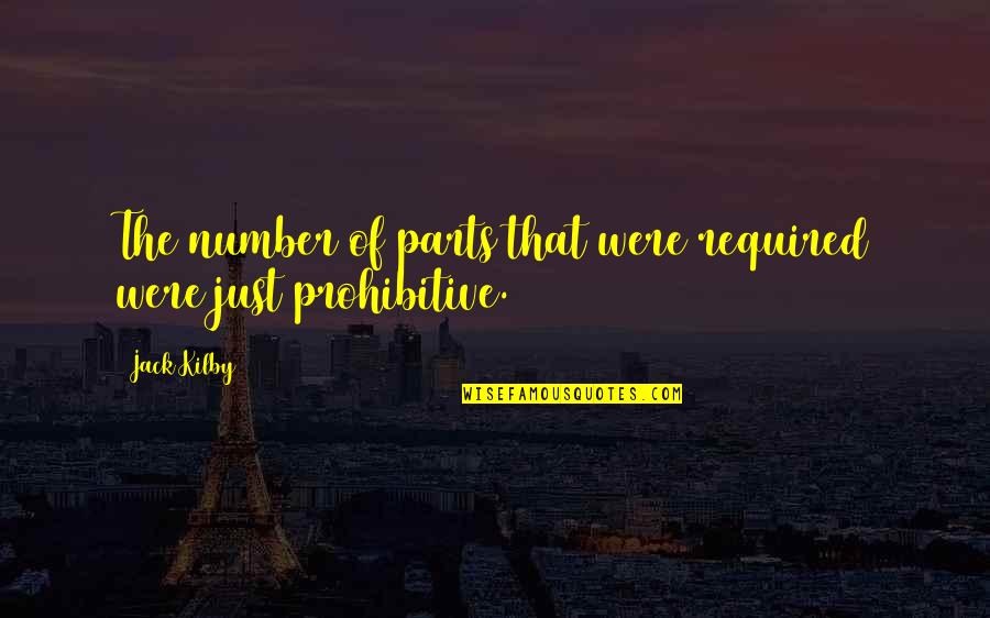 Multicoloured Quotes By Jack Kilby: The number of parts that were required were