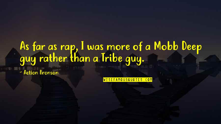 Multinomial Quotes By Action Bronson: As far as rap, I was more of