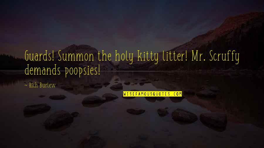 Multiple Insurance Company Quotes By Rich Burlew: Guards! Summon the holy kitty litter! Mr. Scruffy