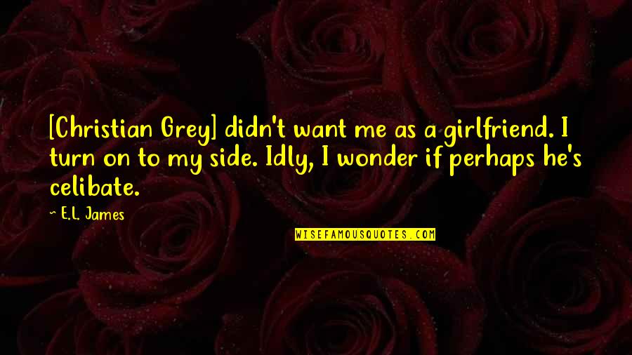 Munafiq Quotes By E.L. James: [Christian Grey] didn't want me as a girlfriend.