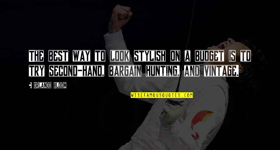 Murali Coryell Quotes By Orlando Bloom: The best way to look stylish on a
