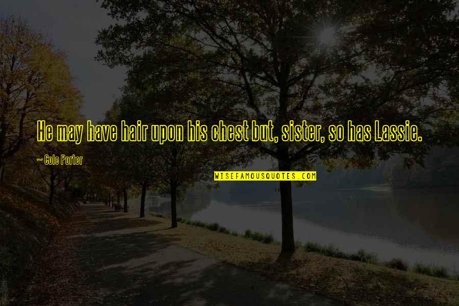 Muresan Vasile Quotes By Cole Porter: He may have hair upon his chest but,