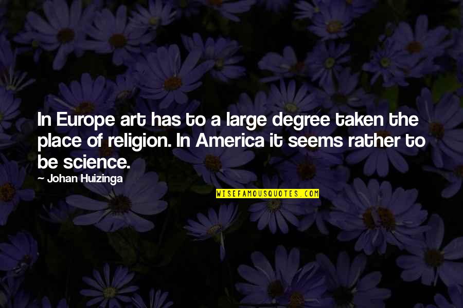 Muscle Growth Quotes By Johan Huizinga: In Europe art has to a large degree