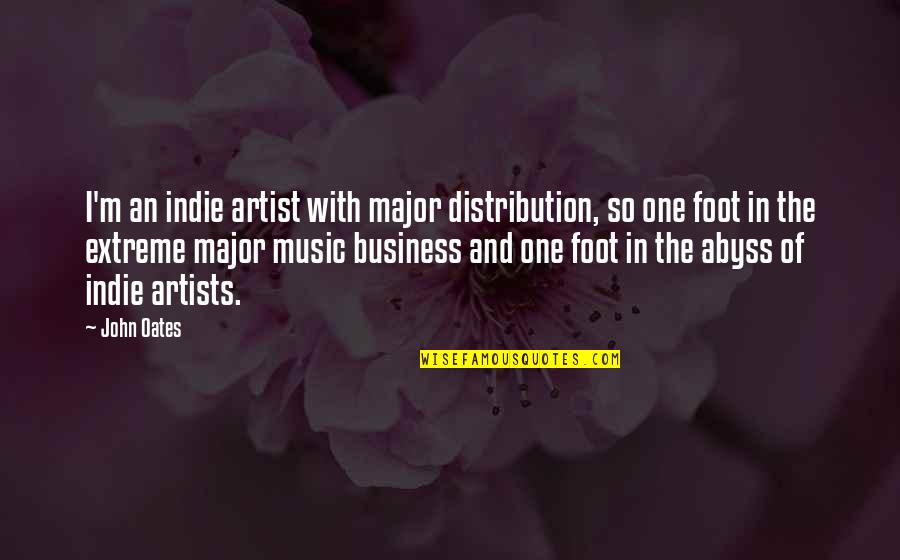Music Artist Quotes By John Oates: I'm an indie artist with major distribution, so