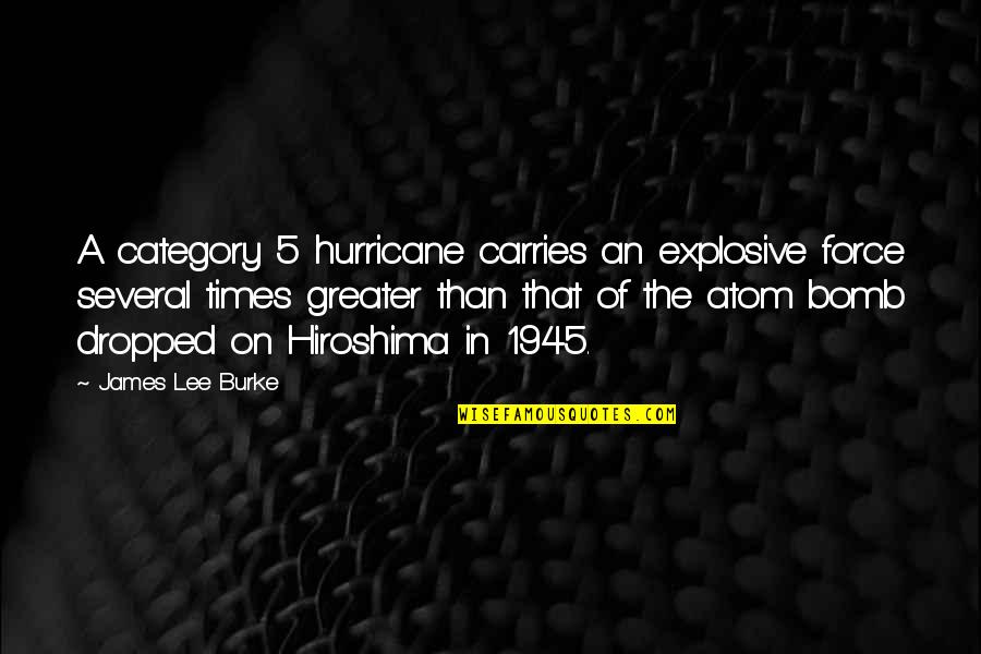 Music Can Heal Quotes By James Lee Burke: A category 5 hurricane carries an explosive force Music Can Heal Quotes By James Lee Burke: A category 5 hurricane carries an explosive force