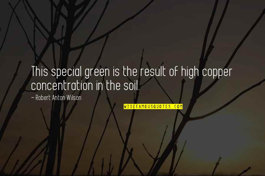 Music Day Short Quotes By Robert Anton Wilson: This special green is the result of high Music Day Short Quotes By Robert Anton Wilson: This special green is the result of high
