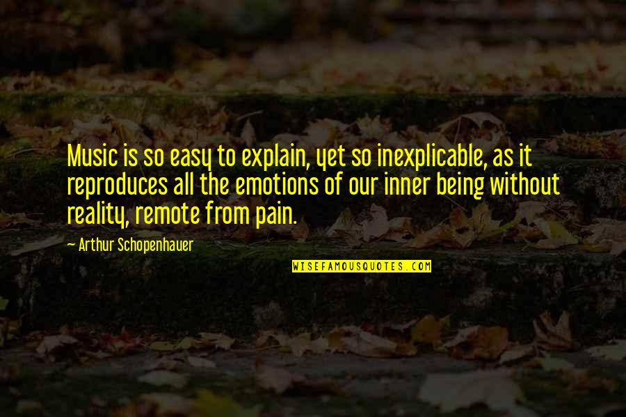 Music From Quotes By Arthur Schopenhauer: Music is so easy to explain, yet so Music From Quotes By Arthur Schopenhauer: Music is so easy to explain, yet so