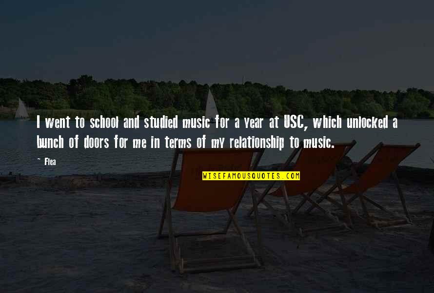 Music In School Quotes By Flea: I went to school and studied music for Music In School Quotes By Flea: I went to school and studied music for