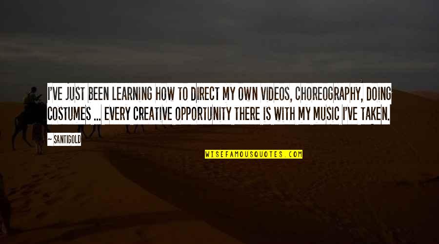 Music Learning Quotes By Santigold: I've just been learning how to direct my