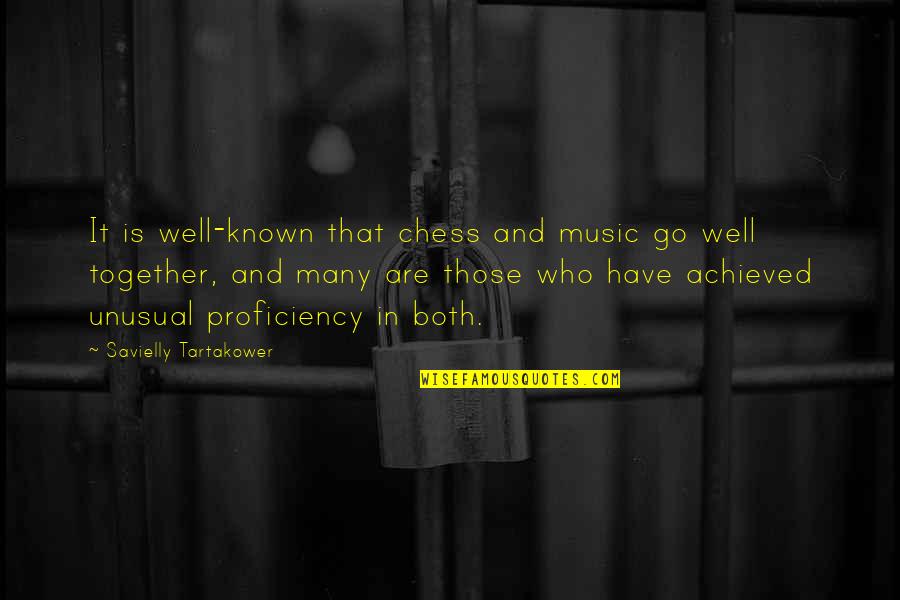 Music Learning Quotes By Savielly Tartakower: It is well-known that chess and music go