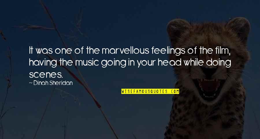 Music Music Quotes By Dinah Sheridan: It was one of the marvellous feelings of