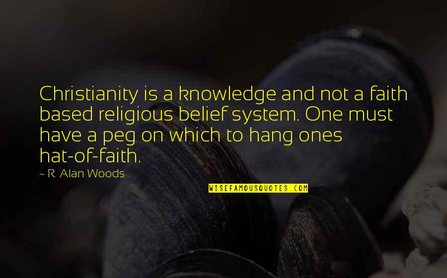 Must Have Faith Quotes By R. Alan Woods: Christianity is a knowledge and not a faith