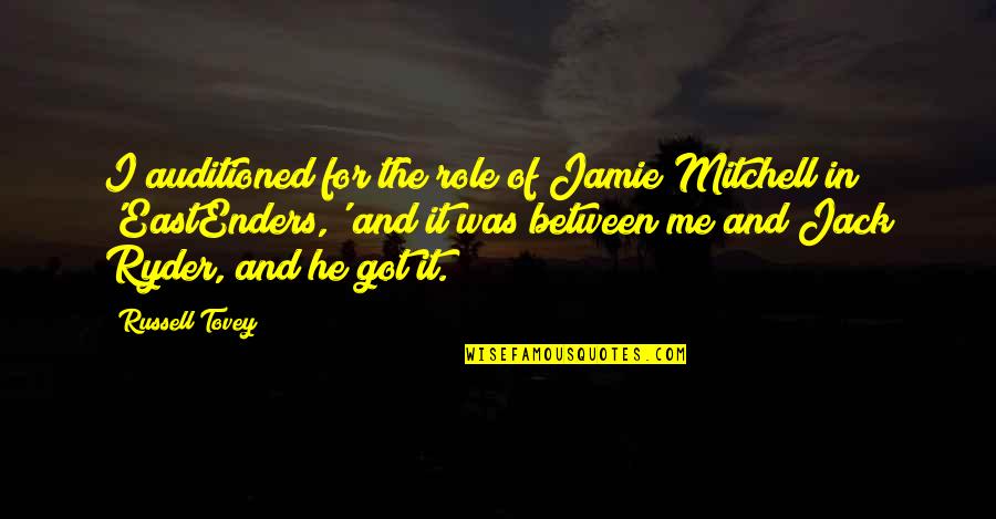 Mustard Seed Christian Quotes By Russell Tovey: I auditioned for the role of Jamie Mitchell Mustard Seed Christian Quotes By Russell Tovey: I auditioned for the role of Jamie Mitchell